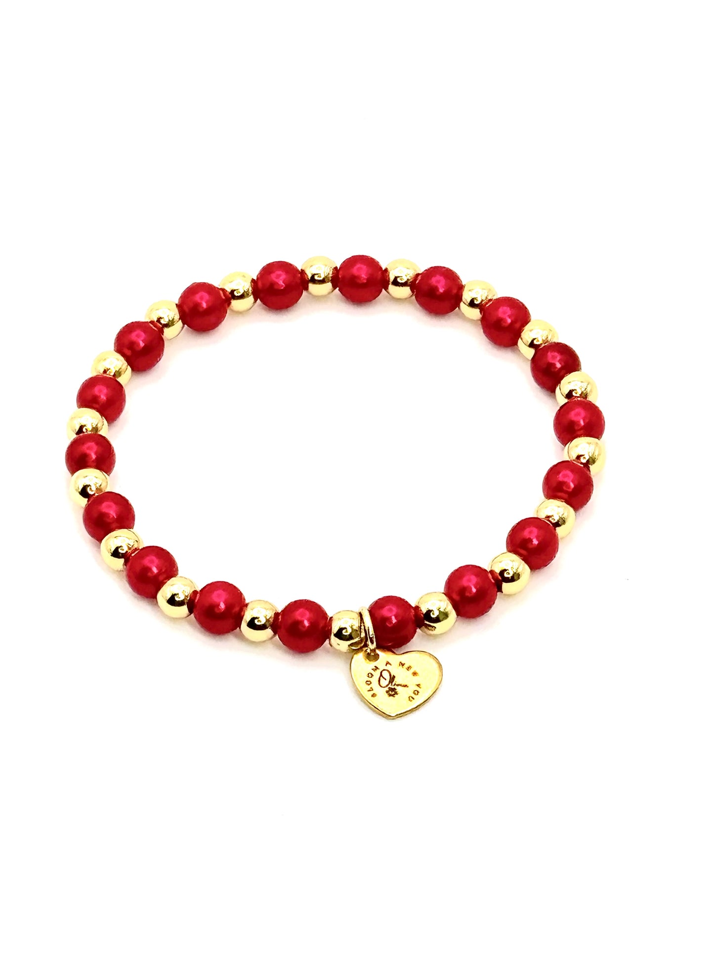 Crimson Glow Bracelet