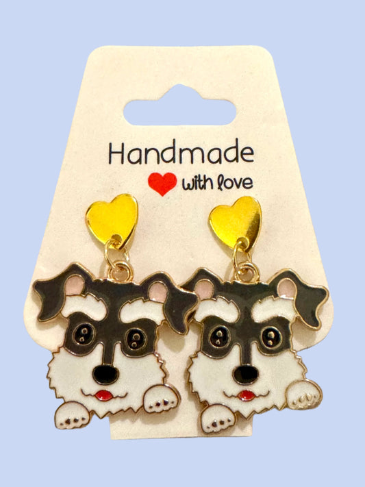 Schnauzer Earrings