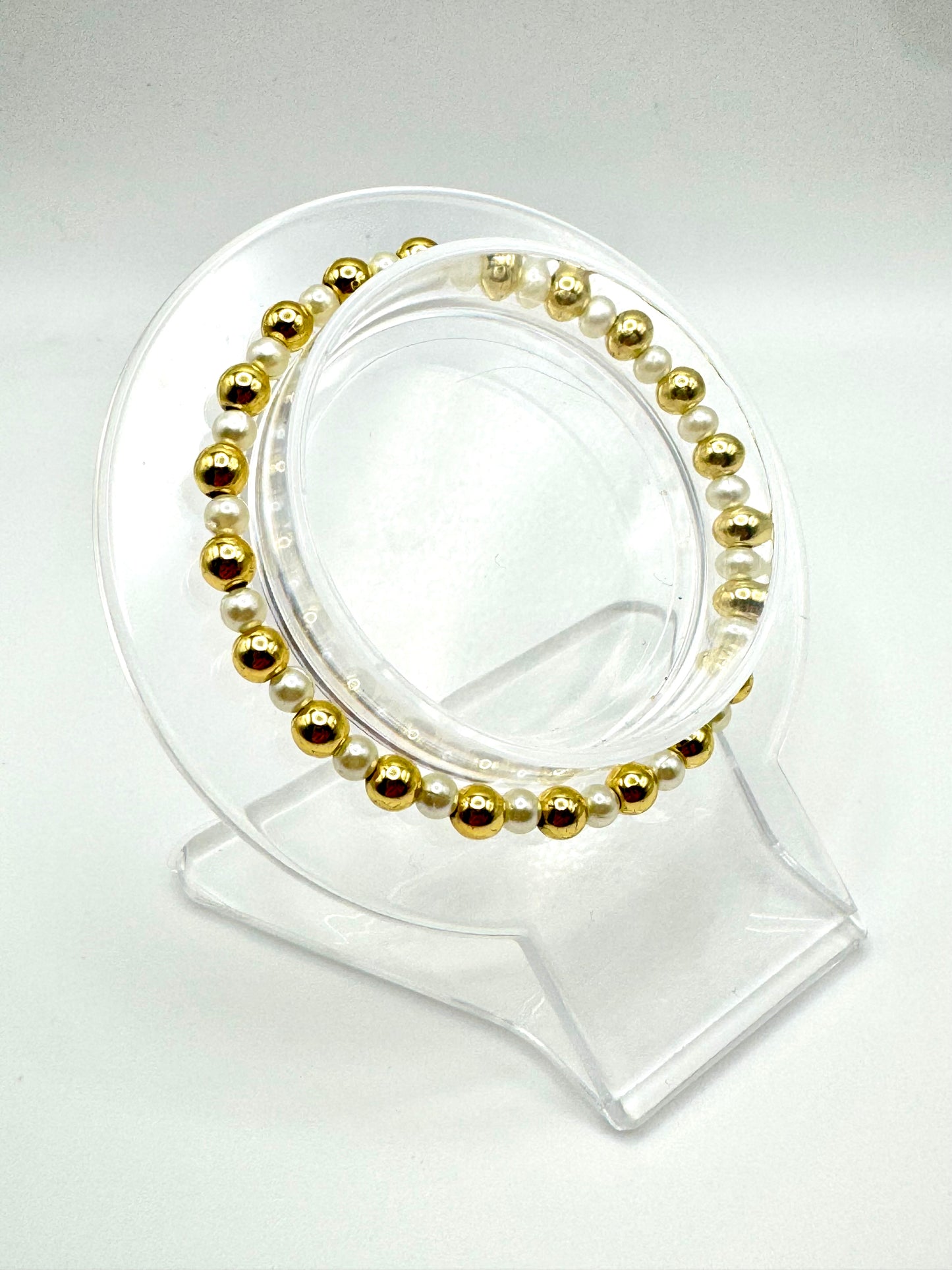 Golden Pearl Bracelet