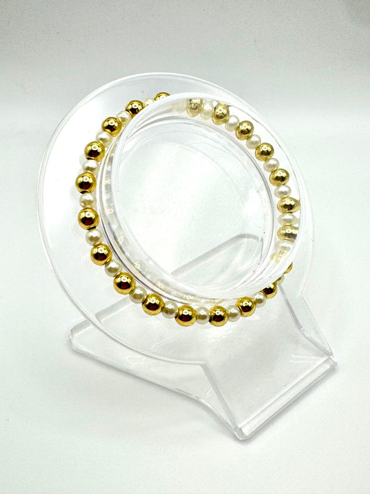 Golden Pearl Bracelet