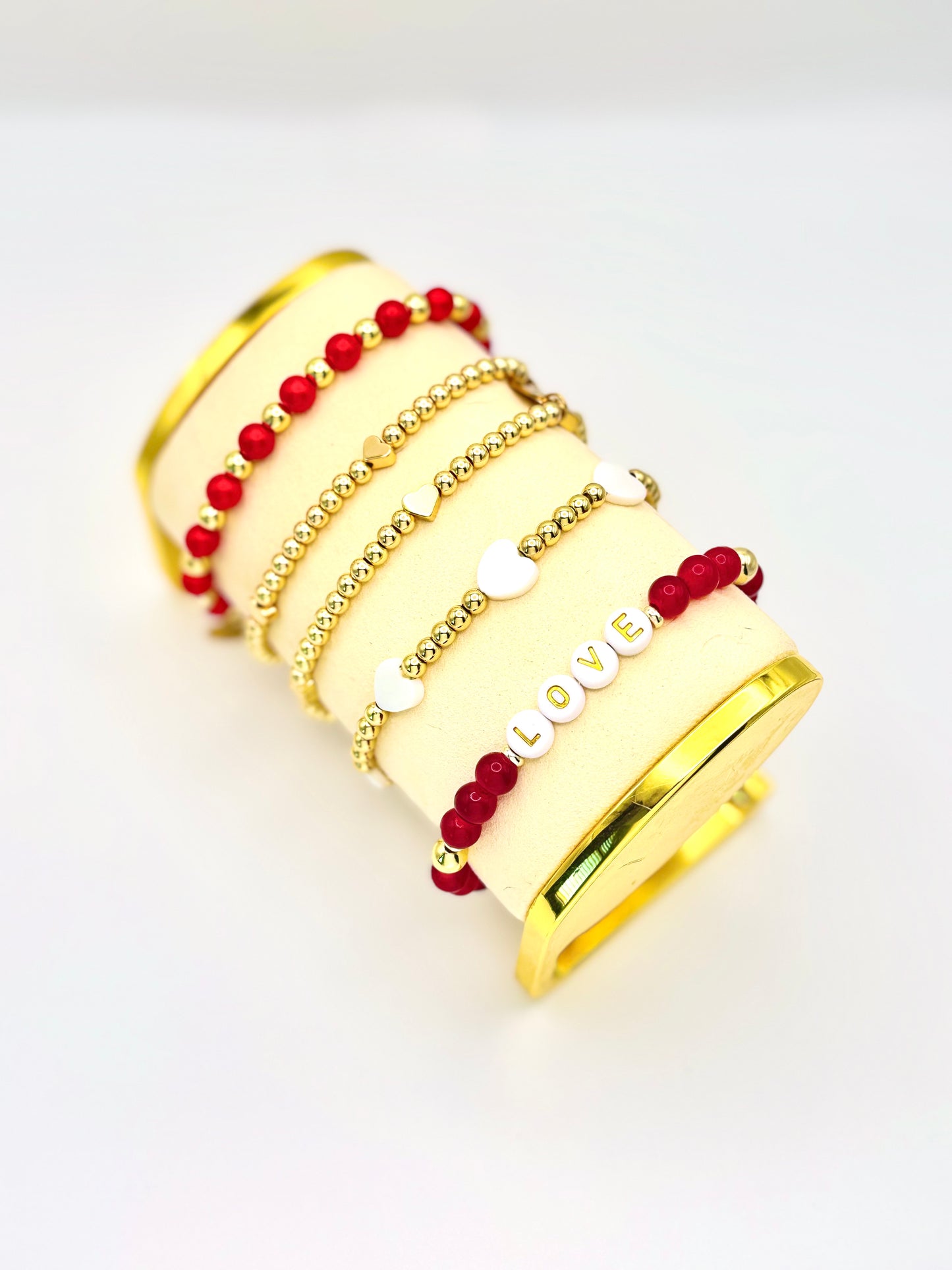 Heart Stack Bracelet