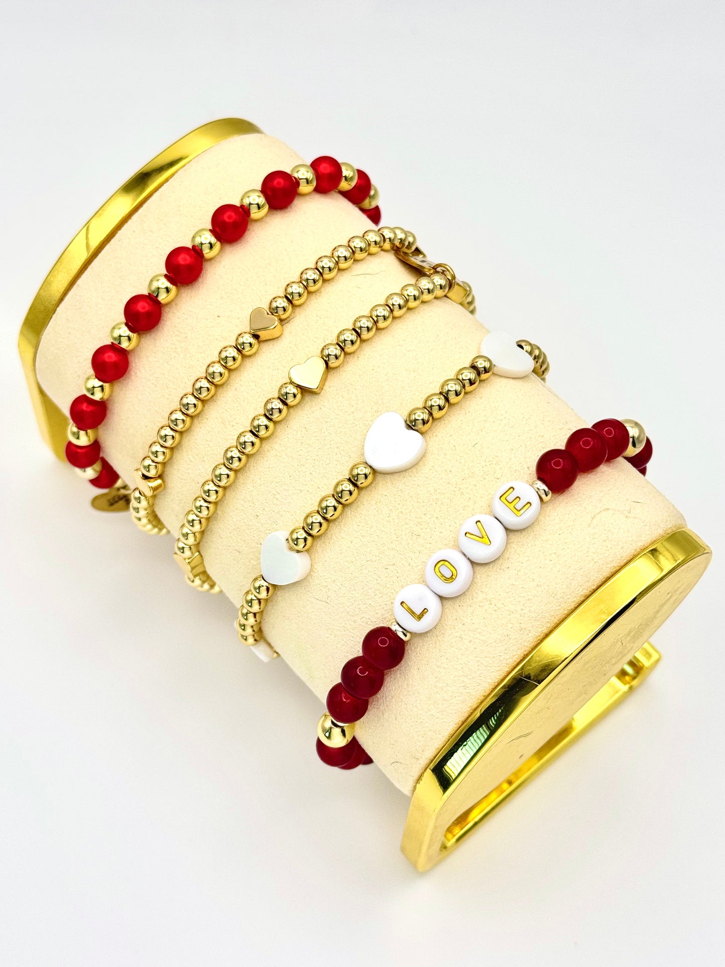 Heart Stack Bracelet