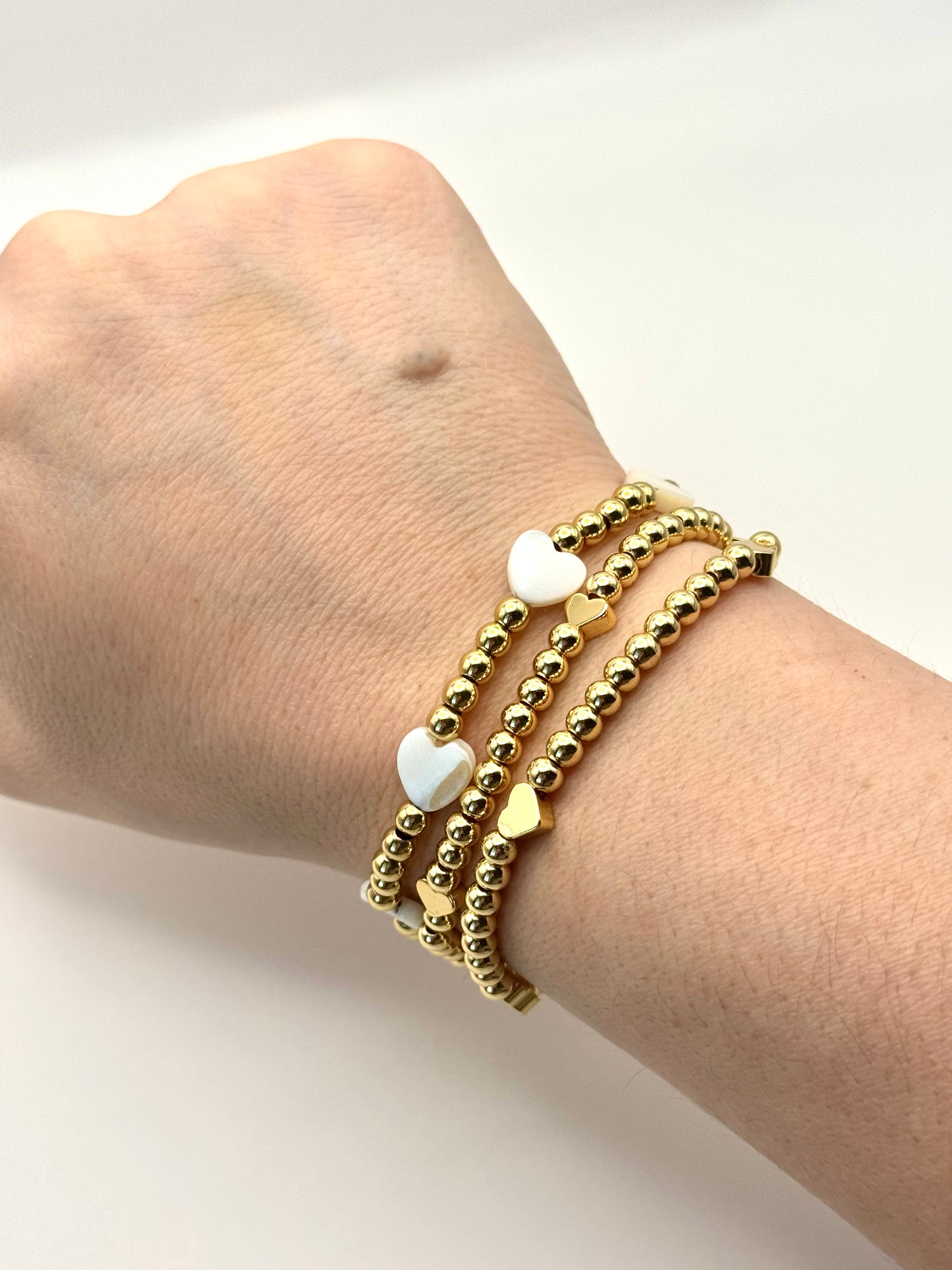 Heart Stack Bracelet