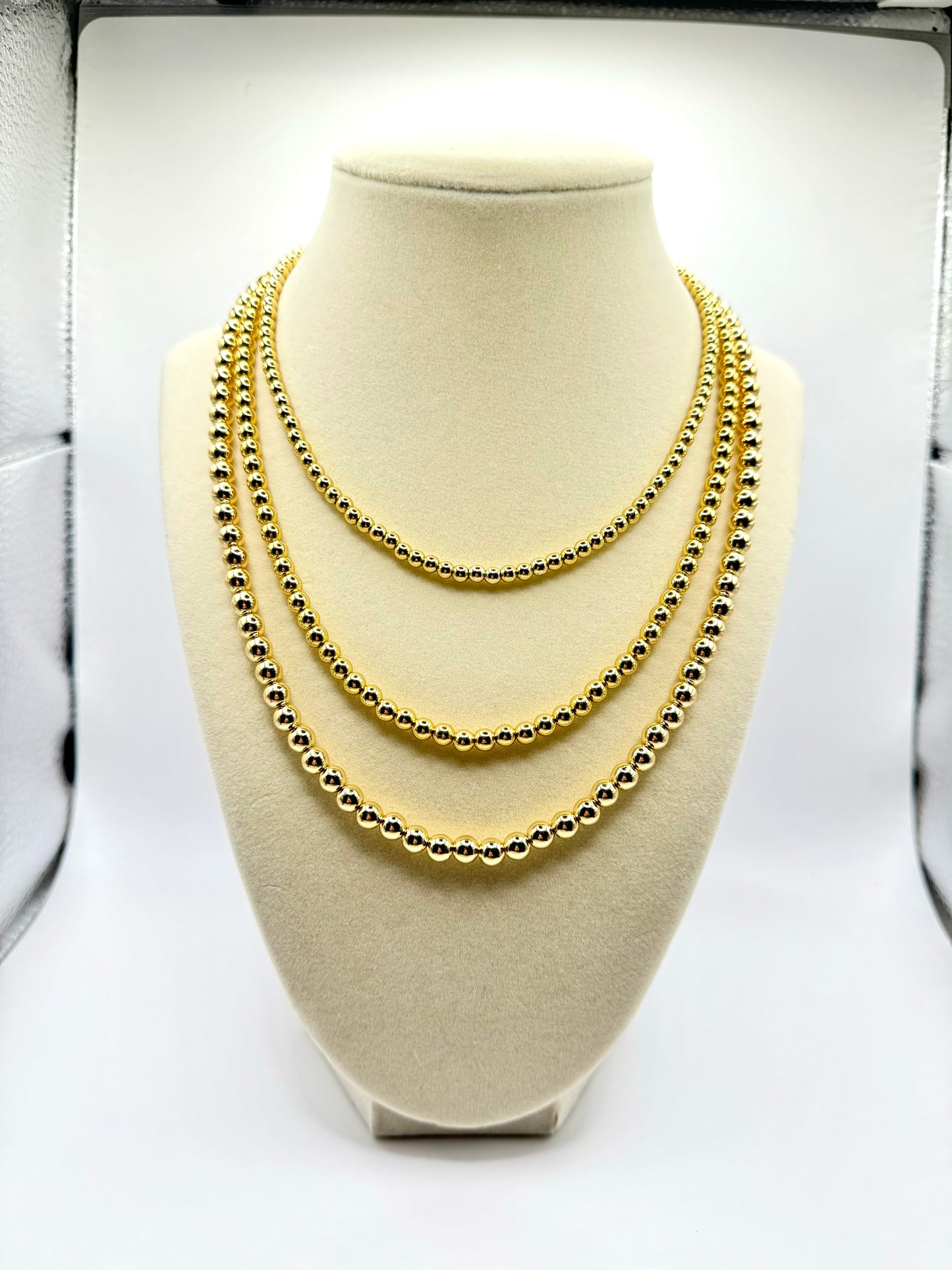 Golden Harmony Stretch Necklace