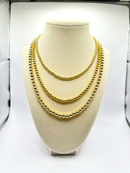 Golden Harmony Stretch Necklace