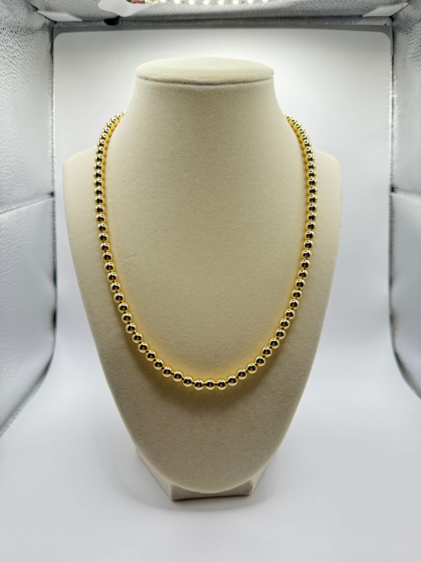 Golden Harmony Stretch Necklace