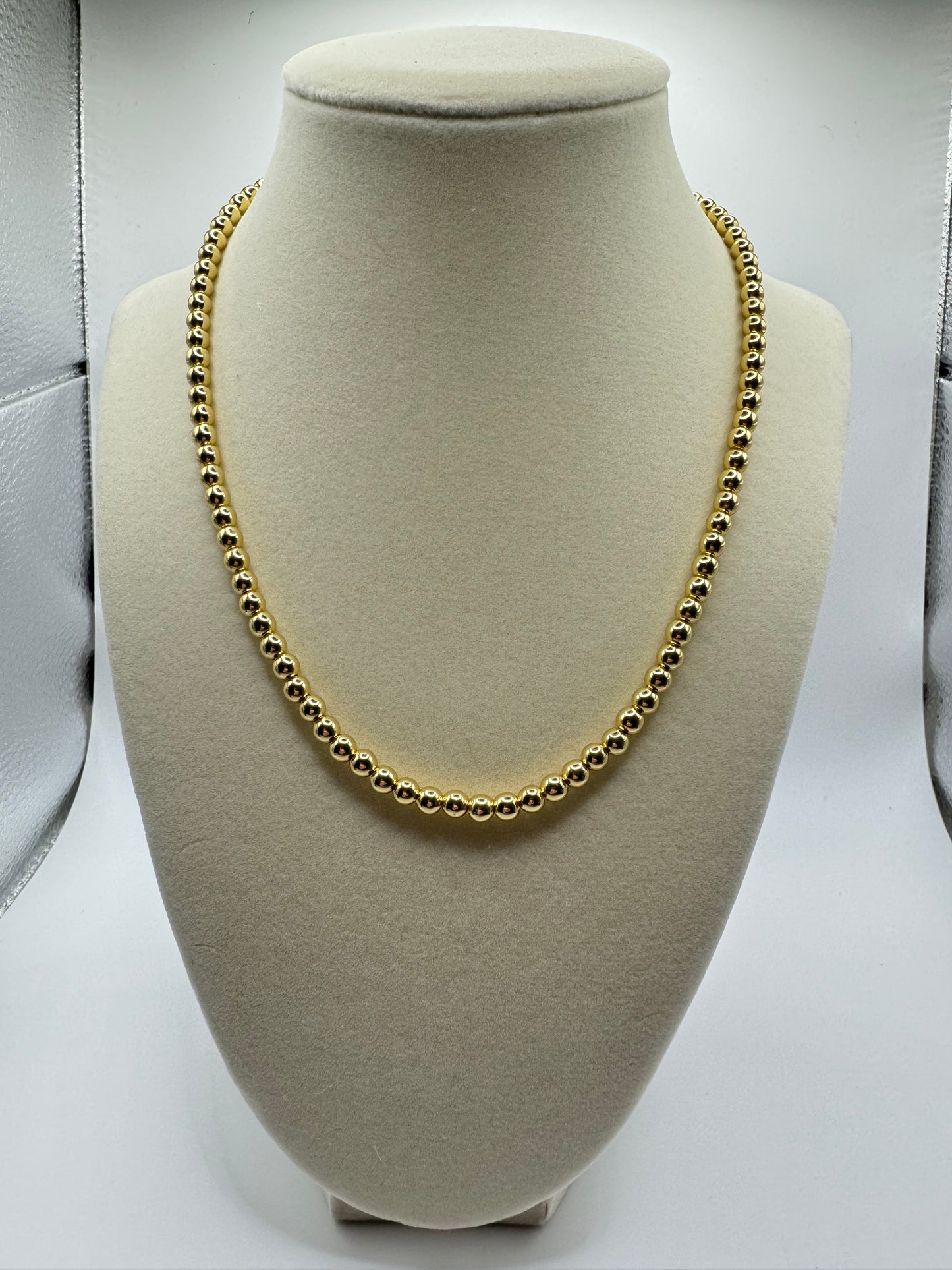 Golden Harmony Stretch Necklace