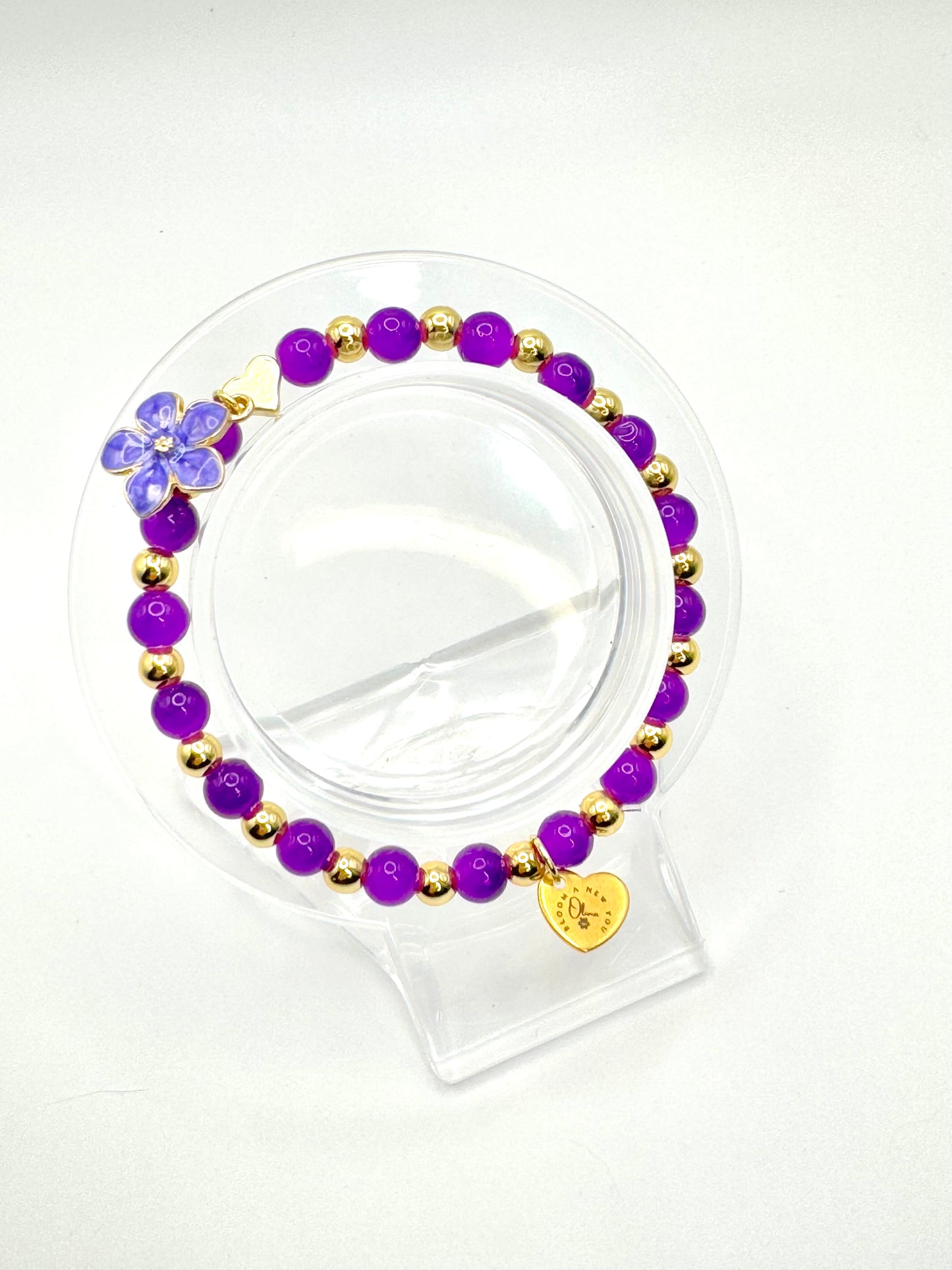 Forget-Me-Not Hope Bracelet- Alzheimer and Dementia