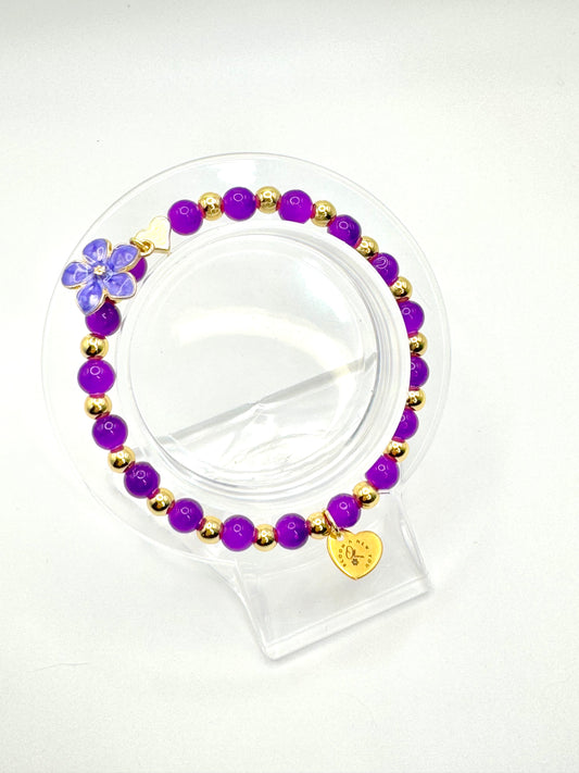 Forget-Me-Not Hope Bracelet- Alzheimer and Dementia