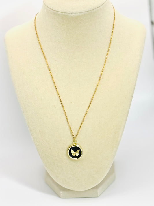 Golden Butterfly Necklace