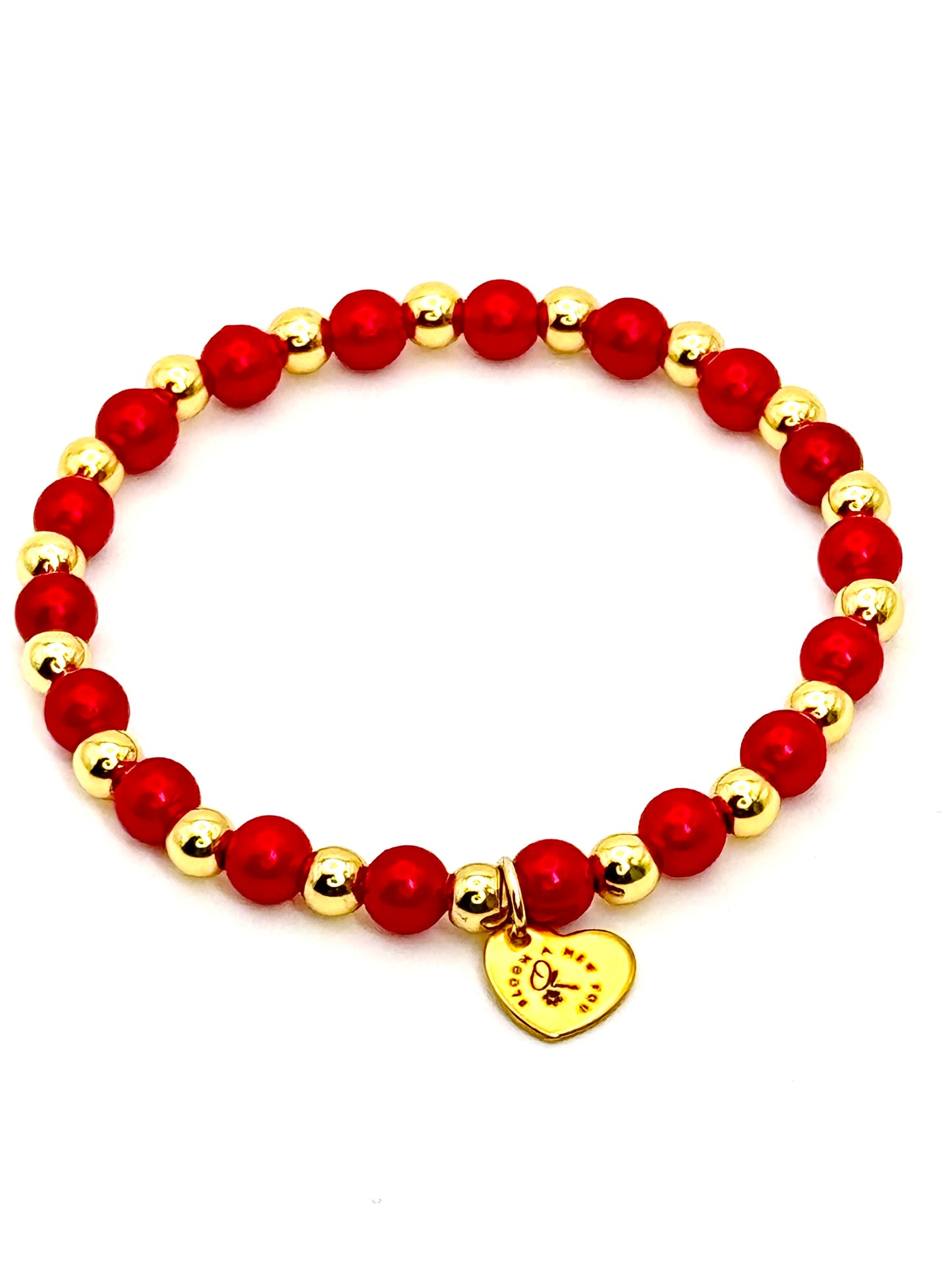 Crimson Glow Bracelet