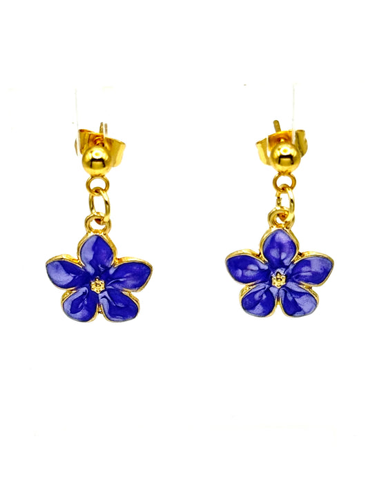 Violet Bloom Earrings