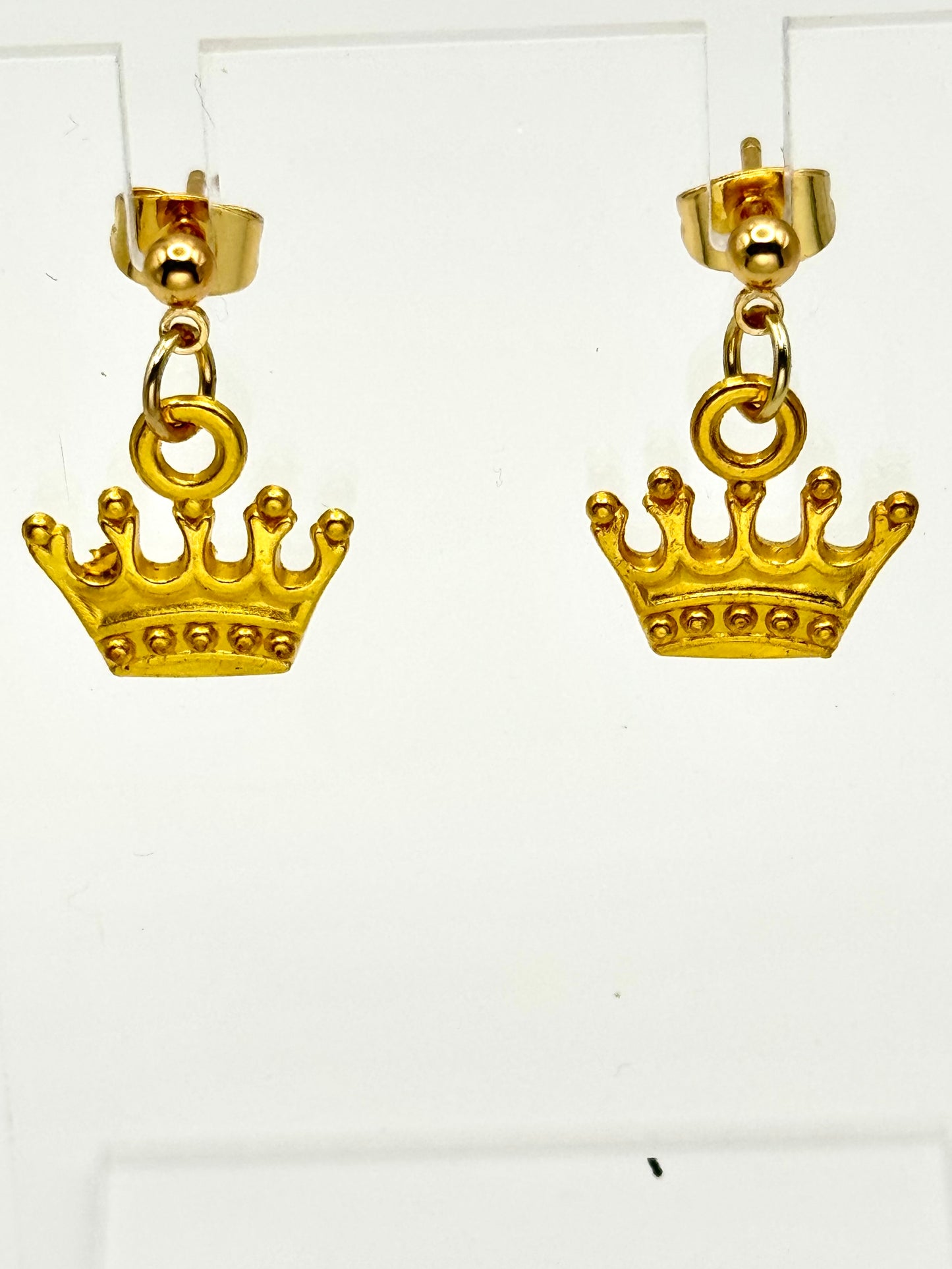 👑 Crowned in Gold Earrings