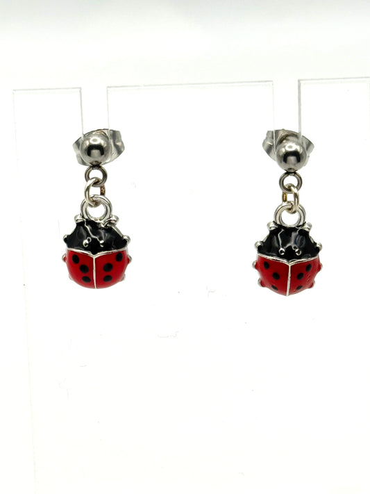 🐞 Classic Lucky Ladybug Earrings