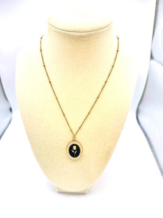 Eternal Bloom Cameo Necklace