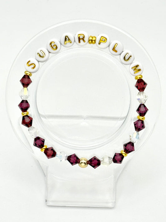 ✨ Sugar Plum Sparkle Bracelet